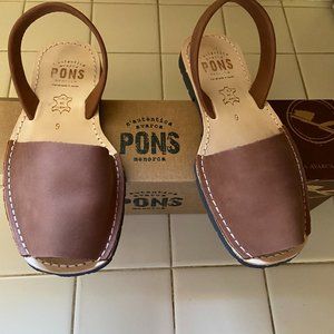 Sandals- Avarca PONS Classic Style Women - Brown